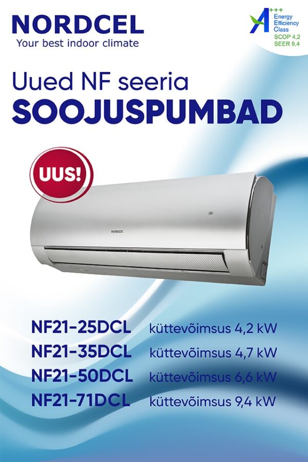 Soojuspump Nordcel Fairy Nordic NF21-71DCL