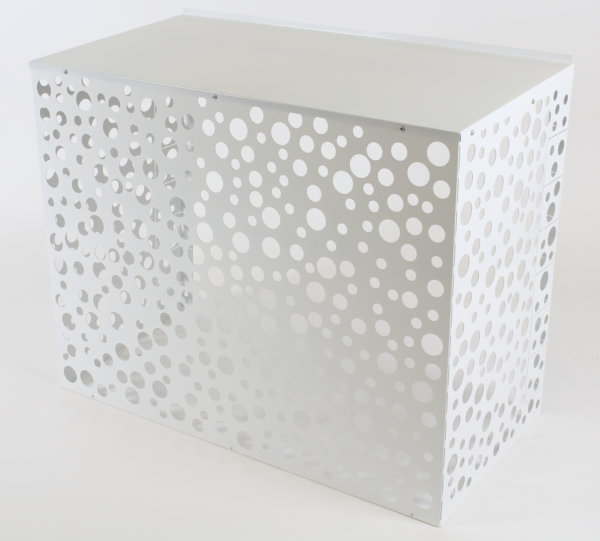 Õhksoojuspumba kate, valge