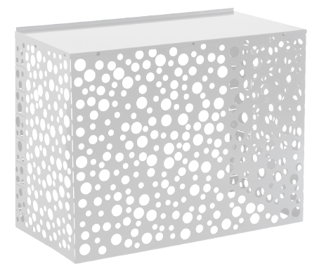 Õhksoojuspumba kate, valge