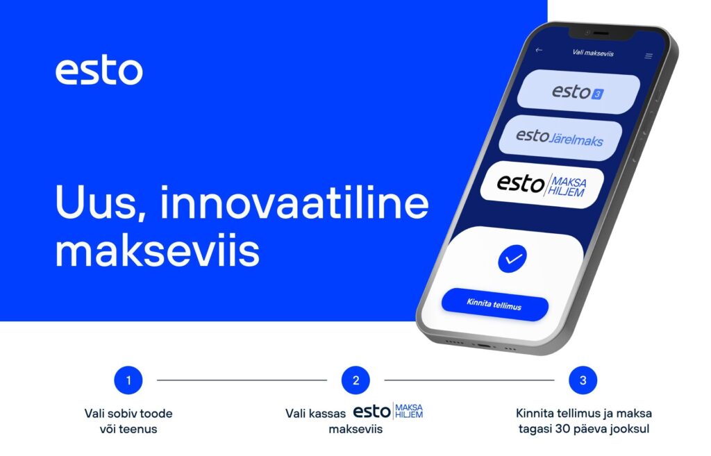 ESTO maksa hiljem banner
